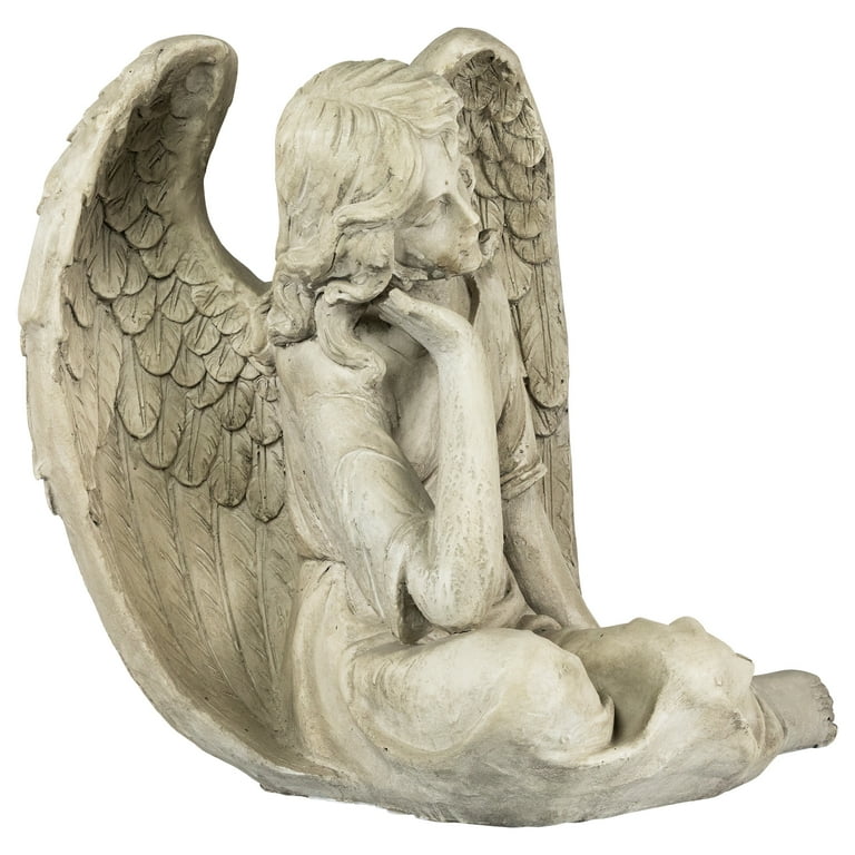 Sitting offers Angel Facing, Garden Collection, Religious Family, 5x6x12