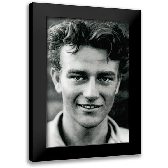 Hollywood Photo Archive 11x14 Black Modern Framed Museum Art Print Titled - Young John Wayne