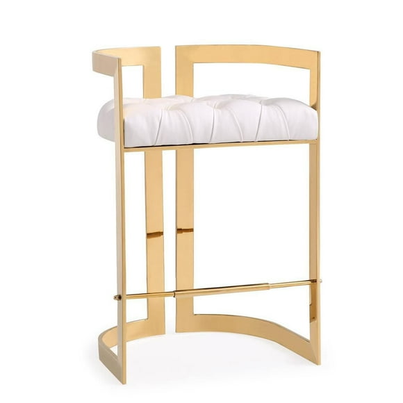 Tabouret de comptoir avec accoudoirs incurvés Home Gear