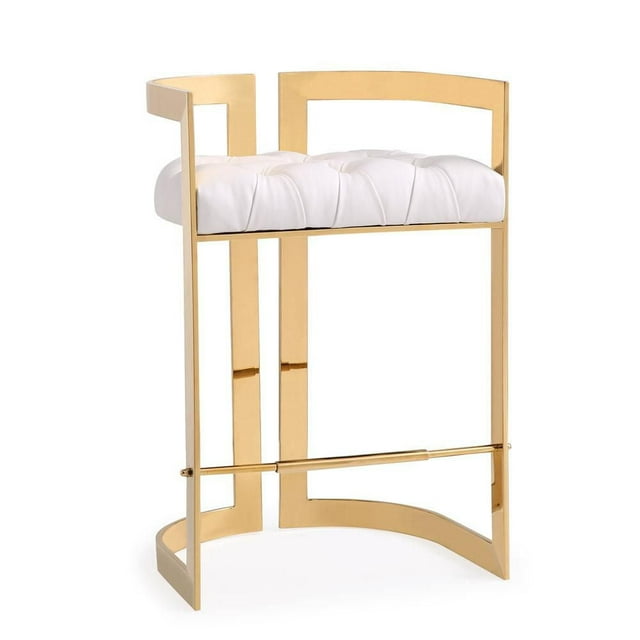 Tabouret de comptoir avec accoudoirs incurvés Home Gear