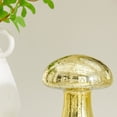 thumbnail image 5 of Alloya Mushroom Decorative Accent Metal Tabletop Sculpture Nature Figure - Gold, 5 of 5