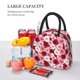 thumbnail image 5 of Fotbe Rose Bolsa de Almuerzo con Estampado, Lonchera Aislada, Contenedor de Comida Reutilizable Tipo Cooler a Prueba de Fugas, 5 of 6