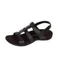 thumbnail image 5 of Vionic with Orthaheel Technology Black Amber Sandal - W5, 5 of 5