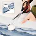 thumbnail image 6 of Yayeee Faucet Mat for Kitchen Sink 14.7" Diatomite Long Splash Guard Pad, Watercolor Mountains, 2 Pack, 6 of 7