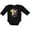 AB-Black, variant on Inktastic Monster 1st Birthday Boys or Girls Long Sleeve Baby Bodysuit