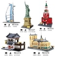 thumbnail image 2 of Wange-bloques de construcción de la Estatua de la libertad, Coliseo Romano, Torre Eiffel, modelo, juguetes para niños, regalo, 2023, 2 of 4