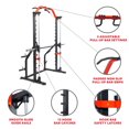 thumbnail image 3 of Sunny Health & Fitness Premium Squat Smith Machine - 3 in 1 Multifunction Power Rack with Adjustable Pull Up Bar for Home Gym – SF-XF920021, 3 of 6
