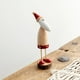 thumbnail image 4 of Puntoco Figura de muñeco de nieve de madera para Navidad, decoración de escenas navideñas, adornos de muñeco de nieve y Papá Noel para árbol de Navidad, 4 of 6