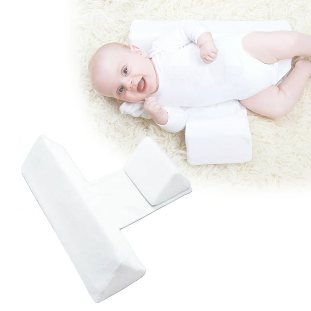 Kids Fixed Wedge Pillow - Front and Rear Support for Comfortable Sleep, Essential for Children, Ideal for Travel