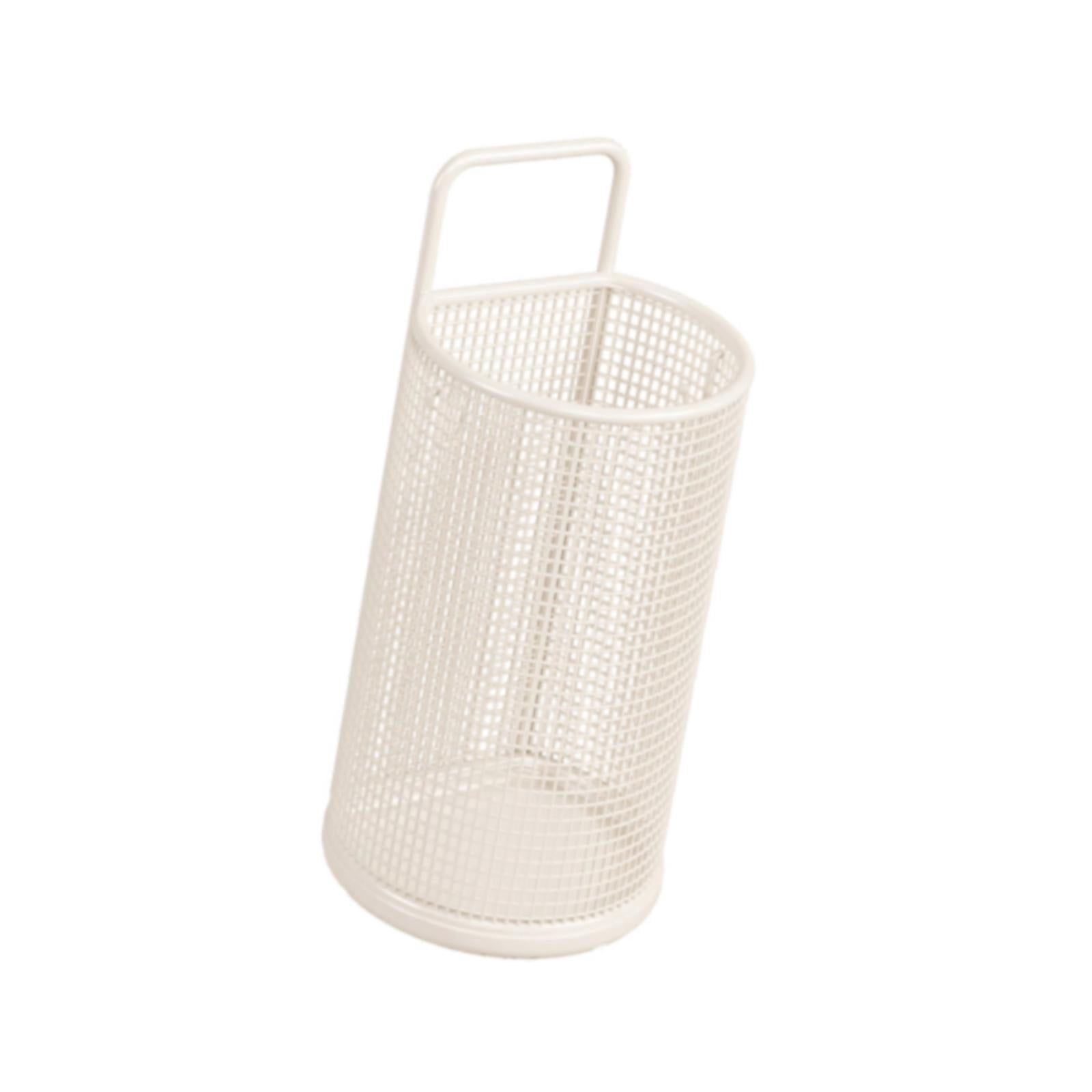 Fiocias Entryway Storage Umbrella Holder, Modern Portable Stable Umbrella Rack Organizer White