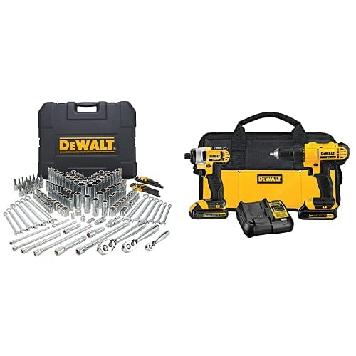 Juego de herramientas DEWALT DCK240C2 Mechanics con taladro/destornillador e impacto