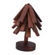 thumbnail image 5 of Posavasos plegables con forma de árbol para platos con aislamiento térmico madera de sapeli, 5 of 9