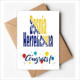 thumbnail image 1 of Nombre de la bandera de Bosnia Herzegovina Sobre de la Carta de felicitación de la tarjeta de matrimonio, 1 of 4
