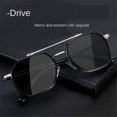 thumbnail image 2 of Ultraviolet-proof Driving Goggles Punk Glasses Square Frame Fishing Riding Retro Sunglasses Men Women Eyeglass Shades Eyewear, 2 of 5