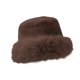 thumbnail image 5 of Sombrero de pescador de invierno, elegante, bonito, resistente al viento, suave y cálido, para caminar por la calle y hacer senderismo. Marrón, 5 of 7