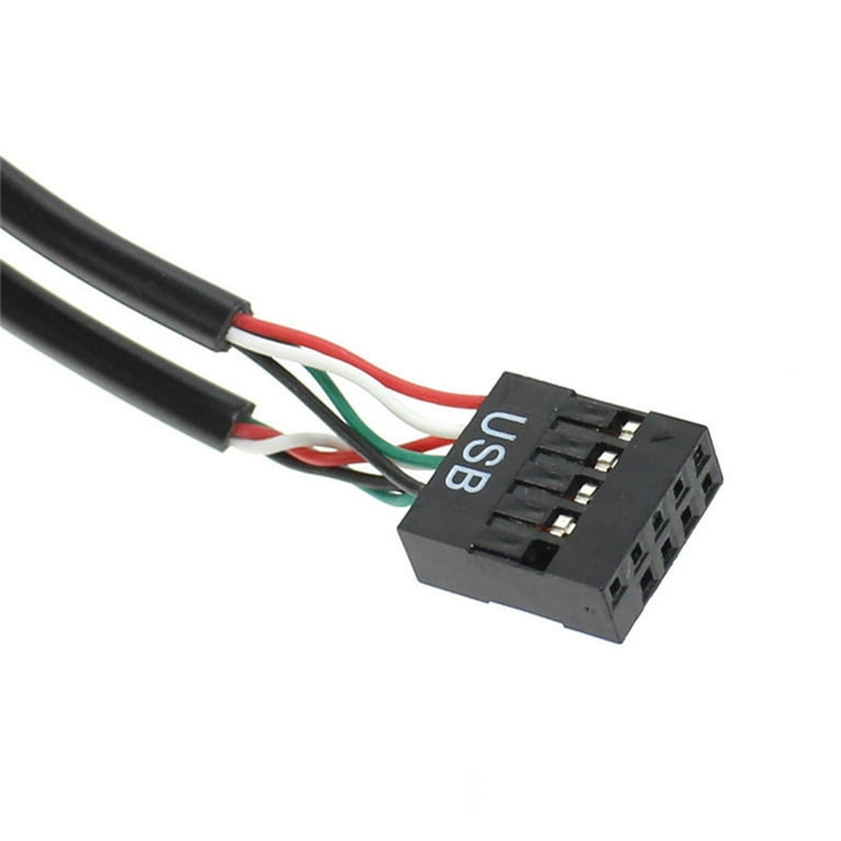 9 Pin USB Header Adapter Interface Male 1 to 4 Female/Male 1 to 2 Female  Port USB2.0 Internal USB Hub for Computer Motherboard RGB Lights 1 to 2  Cable 