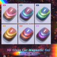 thumbnail image 2 of Set de esmaltes de uñas Born Pretty Cat Magnetic 9D Chameleon, 6 unidades, 2 of 9
