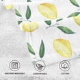 thumbnail image 3 of Summer Lemon and Leaves Cotton Face Towels Soft Hand Towel Absorbent Bathroom Towel for Kitchen Hotel Decoration, 3 of 7