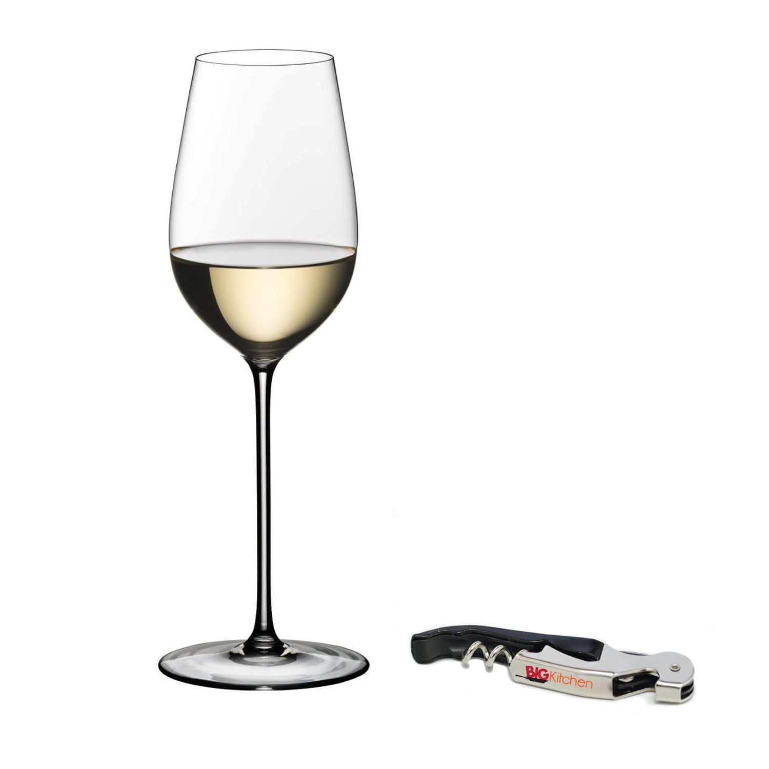 Riedel Superleggero 13.8 Ounce Riesling/Zinfandel Wine Glass with Bonus BigKitchen Waiter&amp;#39;s Corkscrew