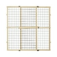 thumbnail image 3 of North States MyPet Extra Tall and Wide Wire Mesh Wooden Petgate, Expands to 48" Wide, 3 of 7