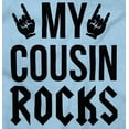 thumbnail image 2 of My Cousin Rocks Family Musician Toddler Boy Girl T Shirt Infant Toddler Brisco Brands 3T, 2 of 6