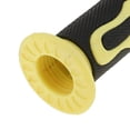 thumbnail image 2 of Universal 7/8'' Motorcycle Scooter Handlebar Hand Grips Handlebars 7/8 Mountain Rubber Yellow, 2 of 6