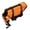 Orange, variant on Bone Print Pet Life Vest High Flotation Dog Life Jacket for Water Safety Adjustable Swimming Vest High Visibility Protective Gear Rose Red Medium 12.60 inches