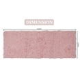 thumbnail image 2 of Home Weavers Bell Flower Collection Bathroom Rug 100% Cotton Tufted Bath Rugs, Soft Absorbent Bath Rugs, Non-Slip Bath Mats, Machine Washable, Bath Matsand Tub, 21"x54" Runner, Pink, 2 of 9