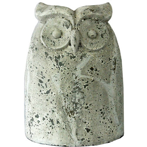 Michael Carr Design MCD7525LA259 8.9 x 8.1 x 12.1 in. Old World Collection  Owl, Antique White - Large