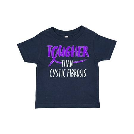 

Inktastic Tougher Than Cystic Fibrosis Gift Toddler Boy or Toddler Girl T-Shirt