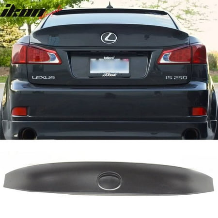 Lip Mount Spoiler - Fits 06-13 Lexus IS250 IS350 ISF Rear IK Style Trunk Lip Wing Spoiler ABS