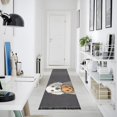 thumbnail image 4 of Yayeee Runner Rug for Bedroom 2'x6' Machine Washable Hallway Non Slip Mat, White Halloween Dog, 4 of 8
