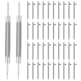 thumbnail image 1 of 40PCS L 22mm Dia 1.5mm Stainless Steel Quick Release Spring Bars with 2PCS Double Tip Watch Band Remove Tool, 1 of 5