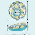 thumbnail image 3 of Pool Floats Toys Inflatable Tanning 47.24 Inch Swimming Ring Pool Rings Inflatable Tube Blue, 3 of 6