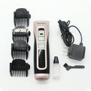 PATPET 3-Speed Dog & Cat Hairy Grooming Clipper,Stainless Steel Ceramic Head,Rose Gold