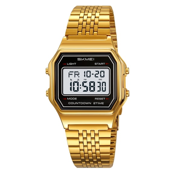 REZUOFI 1 Pcs Digital Sports Watch with Luminous Display Waterproof for Men Outdoor Hiking Camping Running Swimming Stopwatch Alarm Calendar