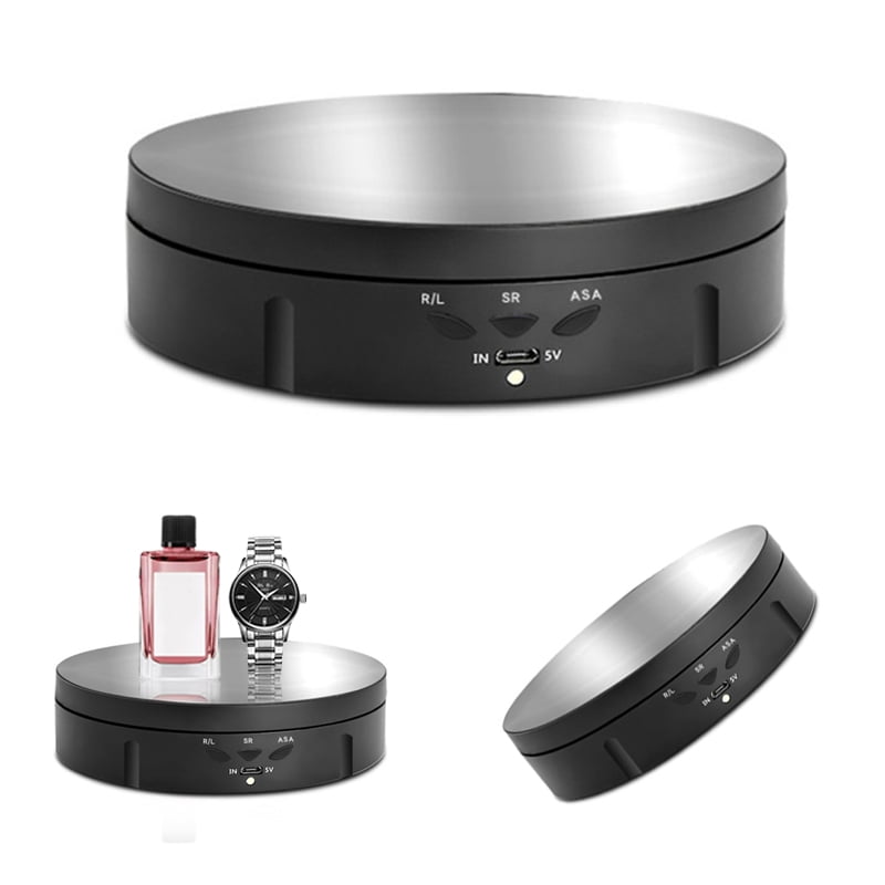 Details about   Electric Turntable Rotating Presentation Plates with USB Fast Charge, 