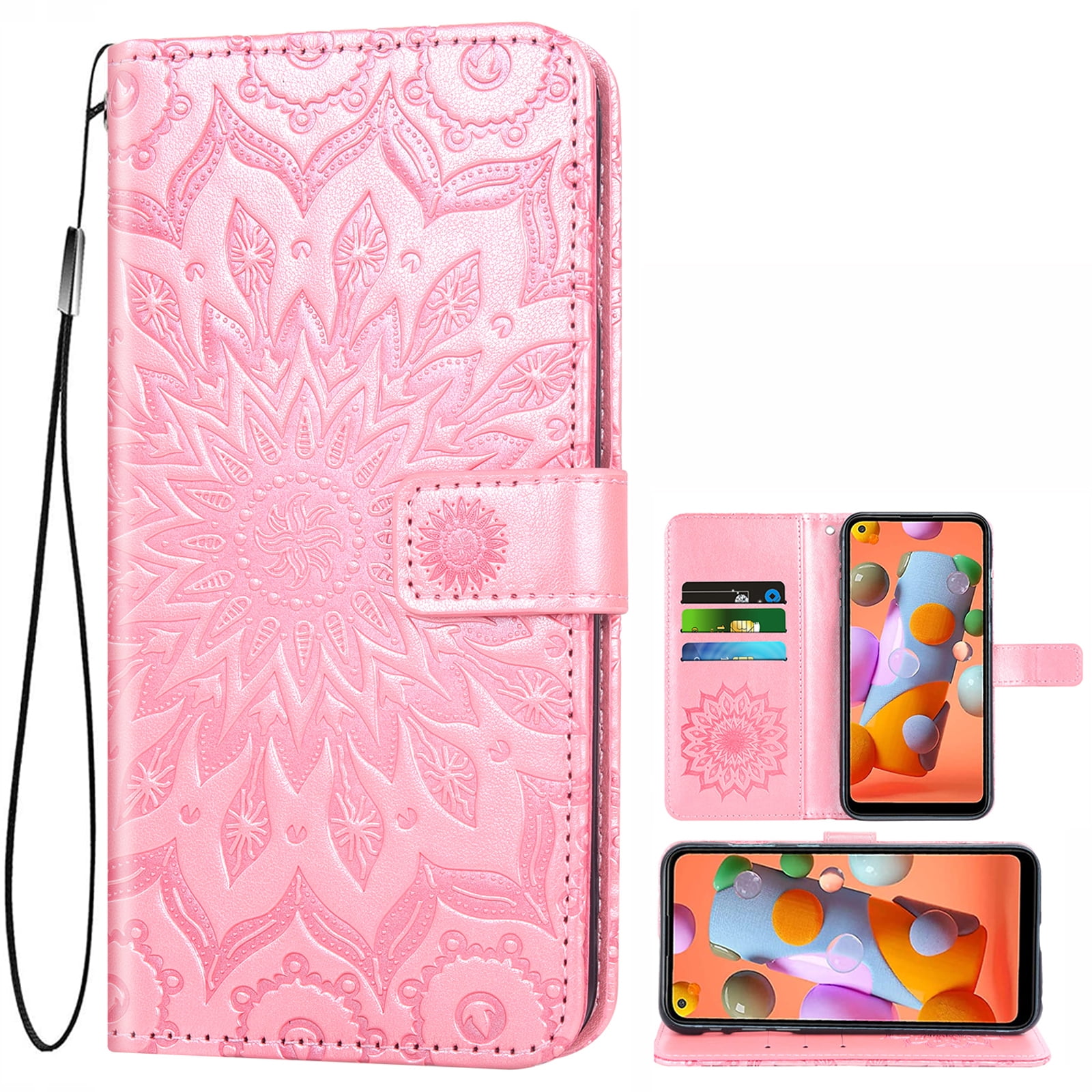 / A520 Wallet Case with Card Holder Folding Kickstand Leather Case Flip Cover for Galaxy A5 NEXCURIO Samsung Galaxy A5 2017 - NEXSH10375#1 2017 
