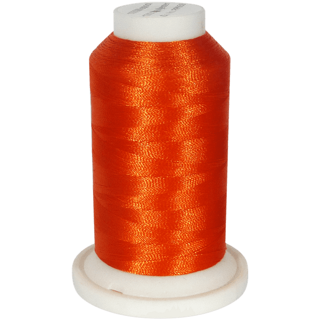 SuperB Fil à Broder en Polyester Orange International, 1000 m