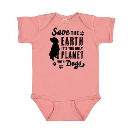 

Inktastic Save the Earth It s the Only Planet with Dogs with Pawprints Gift Baby Boy or Baby Girl Bodysuit