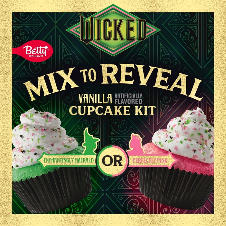Betty Crocker, Wicked For Good Cupcake Kit, 11.4 oz, Color