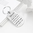 thumbnail image 5 of Uncle Fathe's Day Gifts for Men- I Love My Favorite Uncle Birthday Christmas Keychain, 5 of 5