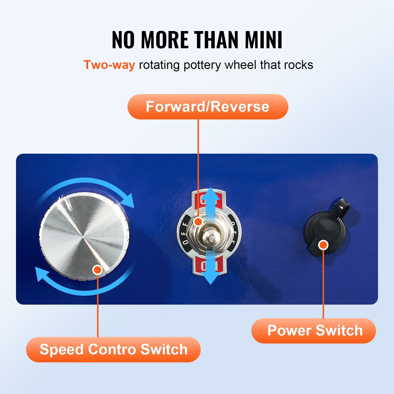 KFFKFF Mini Ceramic Wheel Pottery Wheel Sculpting Tools Apron Two Turntables 30W