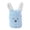 Blue, variant on Easter Bunny Hat Plush White Blue Pink Ear Cozy Warm Soft Comfortable Lovely Easter Bunny Shower Cap for Boys Party Headwear Accessory