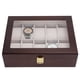 thumbnail image 4 of Caja De Reloj De Apariencia Elegante Fácil De Limpiar, Organizador De Relojes, Equipado Con Pulseras De Almohadas Peque?as Para Aretes, 4 of 8