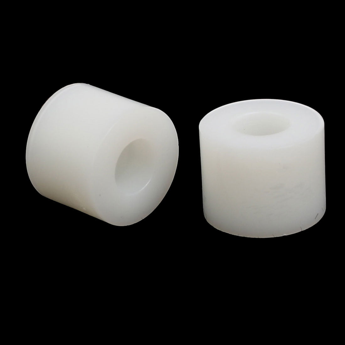 9mmx11mm Plastic Non-threaded Column Standoff Support Spacer Washer White 12pcs 