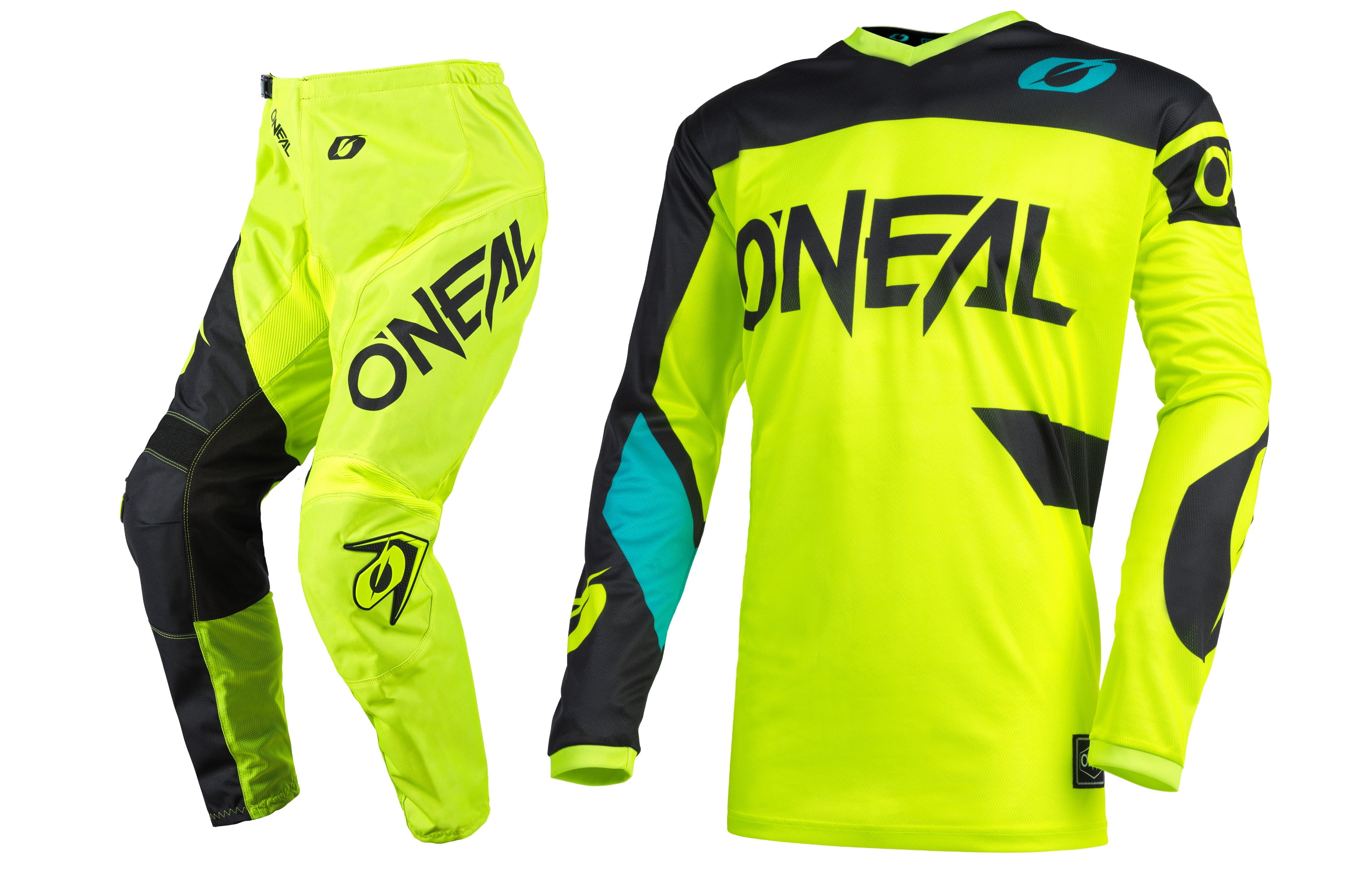 2024 O'Neal Element Racewear Jersey - Black/Neon - Motocross / Off-Road /  Dirt Bike Jersey - MX Outfit