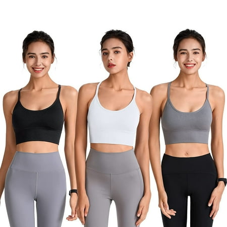 

3PCS Beauty Back Sports Lingerie Tops Bra