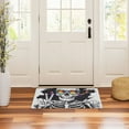 thumbnail image 3 of Yayeee Doormat for Indoor Entrance 32" x 20" Non Slippery Floor Rug, Skeleton with Glasses, 3 of 8