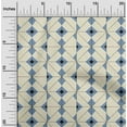 thumbnail image 1 of oneOone Georgette Viscose Fabric Diamond Geometric Fabric Prints By Yard 42 Inch Wide, 1 of 4